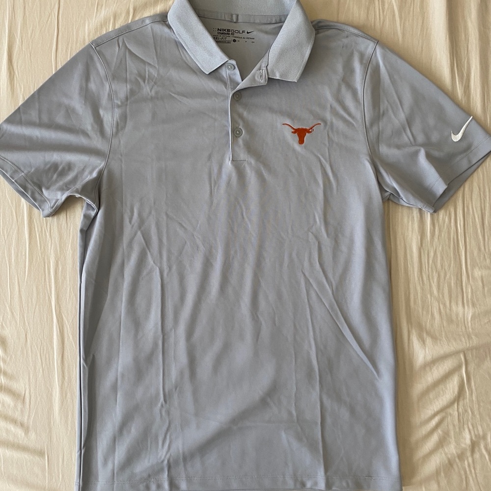 Gray Nike Golf Longhorn Polo